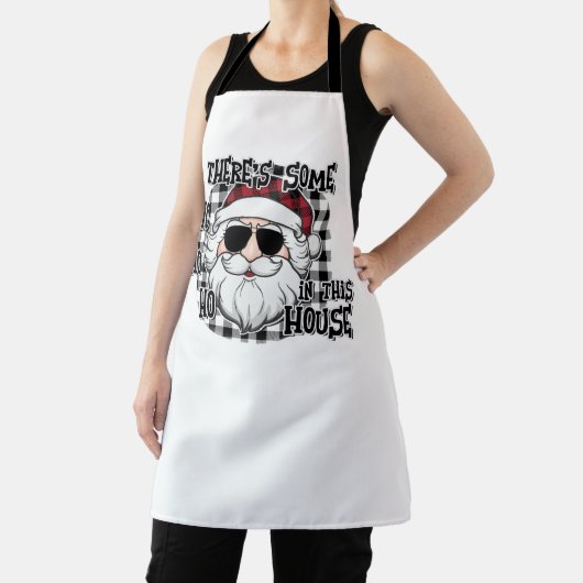 Tablier Some Hos in This House | Punny Santa Sublimation (Insitu)