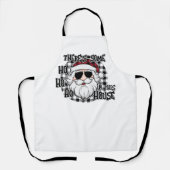 Tablier Some Hos in This House | Punny Santa Sublimation (Recto)