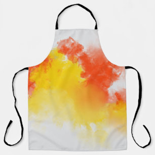 Tablier Sommaire des peintures de teintures d'aquarelle
