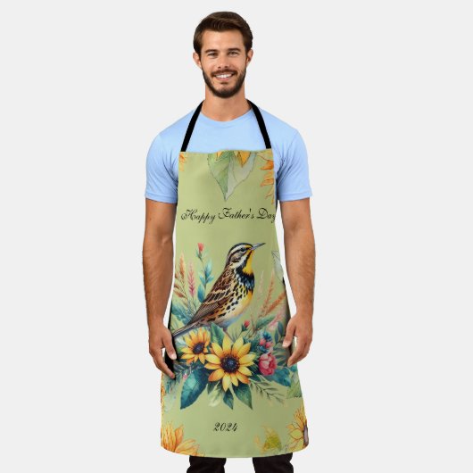 Tablier Songbird Happy Fête des pères (Porté)
