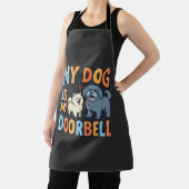 Tablier Sonnette Drôle pour Amoureux de Chiens (Insitu)