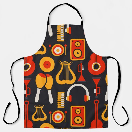 Tablier Sons d'instruments de musique (Recto)