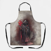 Tablier sorcellerie | Sorcière foncée foncée foncée brilla (Recto)