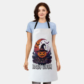 Tablier Sorcière de base Halloween Citrouille Croissant de (Porté)