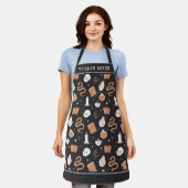 Tablier Sorcière de cuisine Mystic Boho Cristal Crâne Hall (Porté)