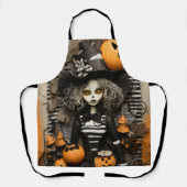 Tablier Sorcière d'Halloween (Recto)