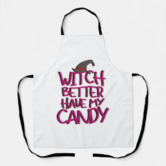 Tablier sorcière d'halloween