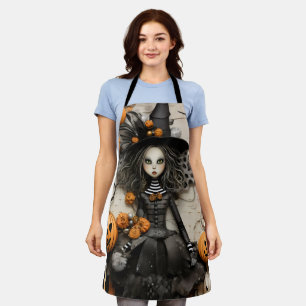 Tablier sorcière d'Halloween