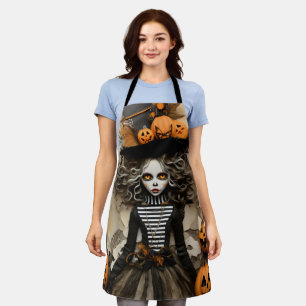 Tablier sorcière d'Halloween