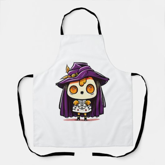 Tablier Sorcière d'Halloween (Recto)