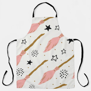 Tablier Sorcière école Motif de doodle magique