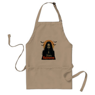 Tablier Sorcière gothique d'Halloween