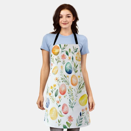 Tablier Souhaiter Pâques (Porté)