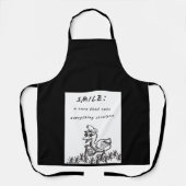 TABLIER SOURIRE QUI GARDE (Recto)