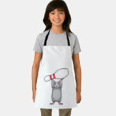 Tablier Souris à Bowling avec épingle de Bowling (Insitu)