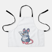 Tablier Souris avec Café Cup (Recto)