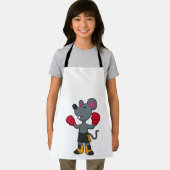 Tablier Souris en boîte avec gants de boxe (Insitu)