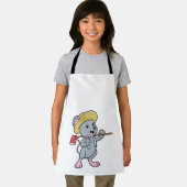 Tablier Souris en fermier avec Ax et Casquette (Insitu)