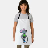 Tablier Souris en forme avec corde (Insitu)