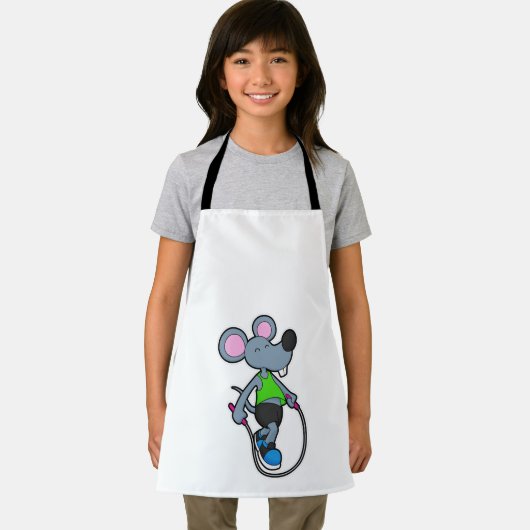 Tablier Souris en forme avec corde (Insitu)