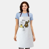 Tablier Souris et singe (Porté)