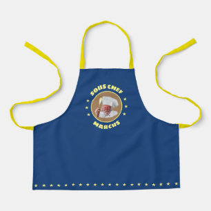 Tablier Sous-chef Apron avec votre nom (et photo?)