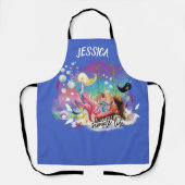 Tablier Sous La Mer Sirène Océan Purple Turquoise (Recto)