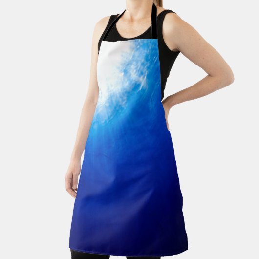 Tablier Sous la plongée profonde bleue (Insitu)