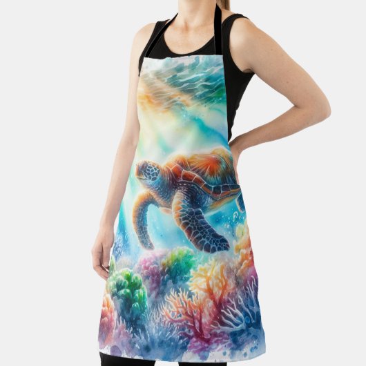 Tablier Sous la tortue de mer (Insitu)