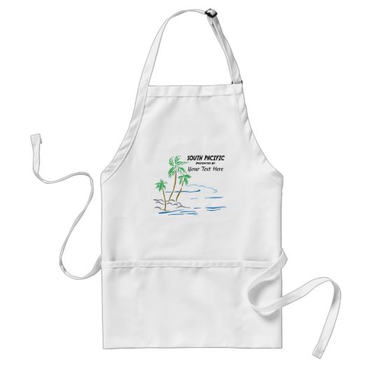 Tablier South Pacific, le musical (Devant)