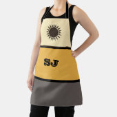 Tablier Southwestern Goldenrod Yellow Personalized Apron (Insitu)