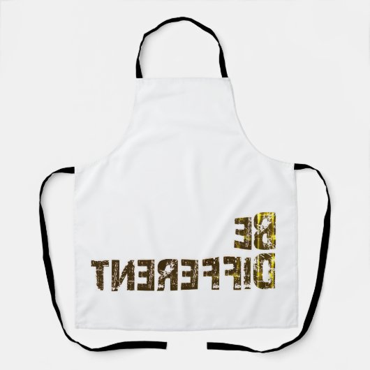 Tablier Soyez différent Debout (Recto)