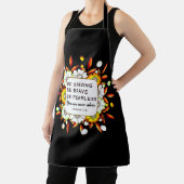 Tablier Soyez fort courageux sans peur - Bible Verse (Insitu)