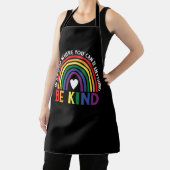 Tablier Soyez gentil Fierté LGBTQ Rainbow (Insitu)