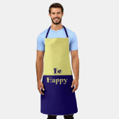 Tablier Soyez heureux Apron (Porté)