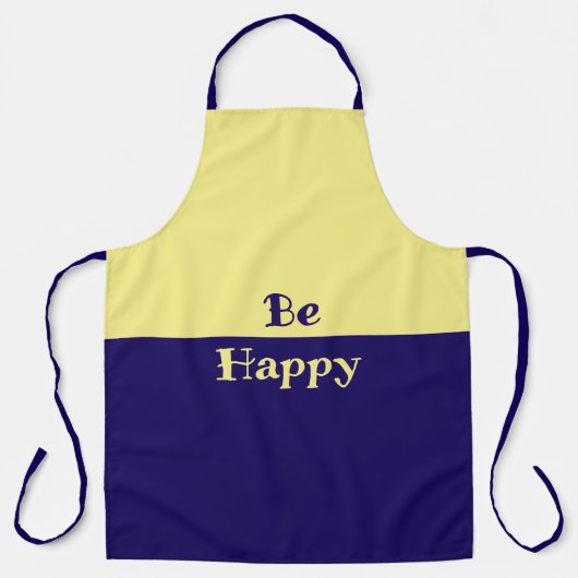 Tablier Soyez heureux Apron (Recto)