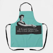 Tablier Soyez la raison Snarky Vintage (Recto)