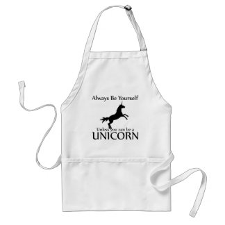 Tablier Soyez vous-même licorne