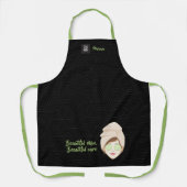 Tablier Spa facial Jour noir (Recto)