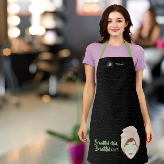 Tablier Spa facial Jour noir