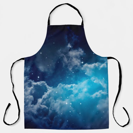 Tablier Space of night sky with cloud and starssky,night,b (Recto)