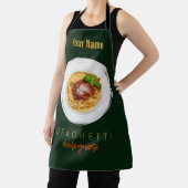 Tablier Spaghetti bolognaise pâtes nouilles chef gourmet (Insitu)