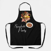 TABLIER SPAGHETTI FÊTE DANSE, CUISINE ITALIENNE TOMATES AP (Recto)