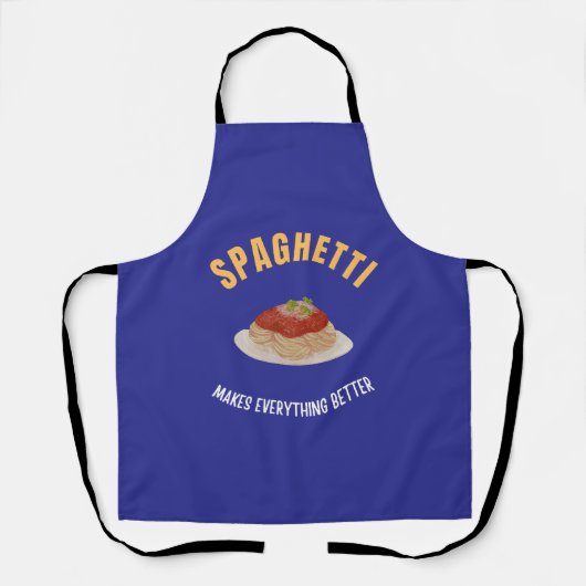 Tablier Spaghetti rend tout mieux (Recto)