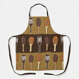 Tablier Spatule Colorée Ustensiles de Cuisine