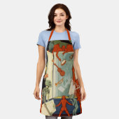 Tablier Spectacle de magie vintage de Carter le Grand (Porté)