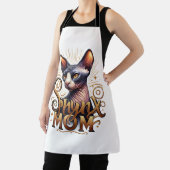 Tablier Sphynx Maman Amoureux des chats Mum Apron (Insitu)