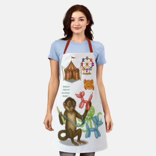 Tablier Spike's balloon monkey magic (Porté)