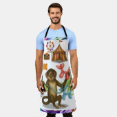 Tablier Spike's balloon monkey magic (Porté)