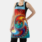 Tablier Spiral de dragon coloré personnalisé (Insitu)